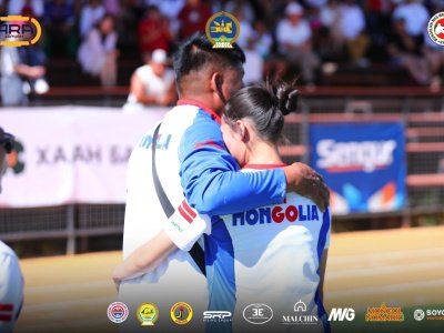 The winners of the first day of the World Championship in Mongolia