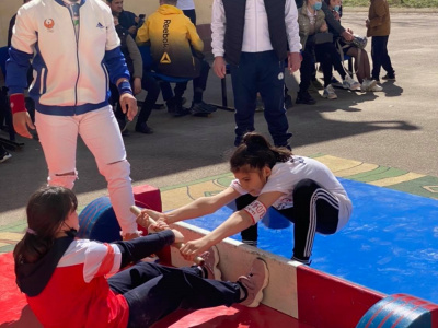 Mas-Wrestling tournament among students of specialized schools was held in Uzbekistan