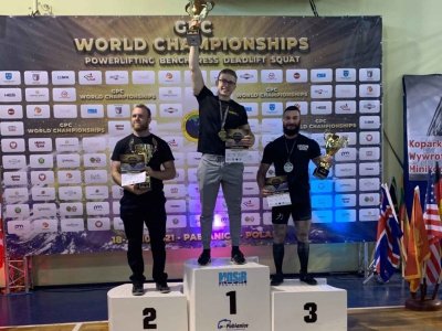 Oliver Kurek promotes mas-wrestling among the population.  In November he will bring the European Championship to Bystrica.