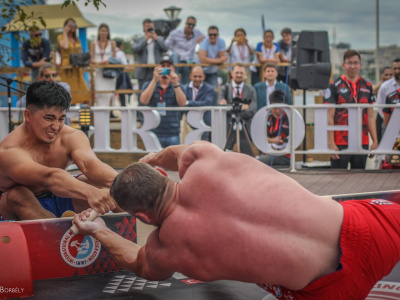 Azat Tashtanbekov is a winner of the Kolmar Mas-Wrestling Cup