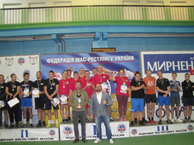 The 3rd Team Cup of Ukraine in mas-wrestling was held in Melitopol