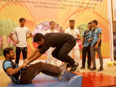 Mas-wrestling education continues in Bangladesh