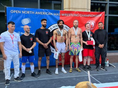 The results of the North American Open Mas-Wrestling Championship were summed up in Calgary
