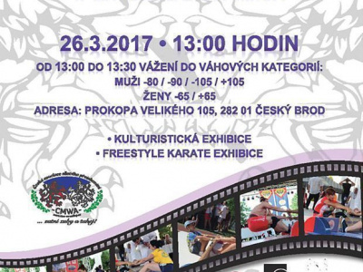 Mas-wrestling: Music Hall Liďák Cup 2017 - pozvánka (Czech lang)