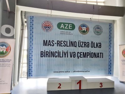 Two hundred mas-wrestlers fought for the titles of the best in Azerbaijan