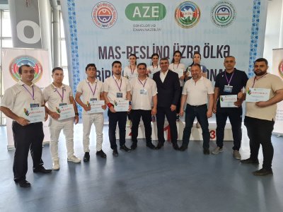 Two hundred mas-wrestlers fought for the titles of the best in Azerbaijan