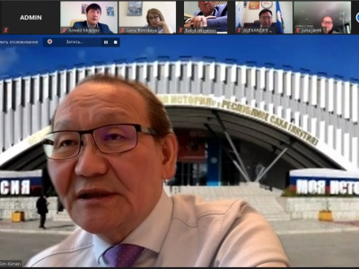 Senator Alexander Akimov chaired a meeting of the Presidium  of the International Mas-Wrestling Federation