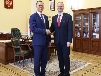 Министр спорта России Михаил Дегтярев встретился с президентом КННВС Борисом Гришиным