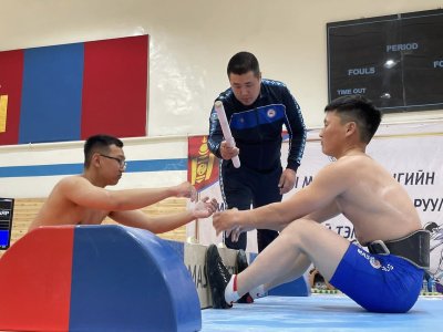 Yakutian diamond was played at the Mongolian Mas-wrestling Championship