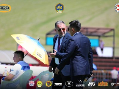 The winners of the first day of the World Championship in Mongolia