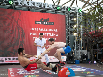 Azat Tashtanbekov is a winner of the Kolmar Mas-Wrestling Cup