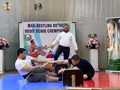 Championship of the Valley in Mas-Wrestling was held in Uzbekistan