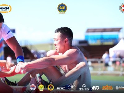 The winners of the first day of the World Championship in Mongolia