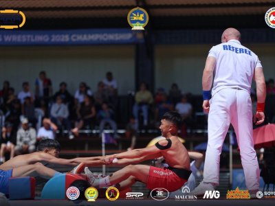 The winners of the first day of the World Championship in Mongolia