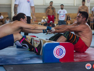 The 1st Mas Wrestling Championship of Chile was held in Santiago, San Berardo District 