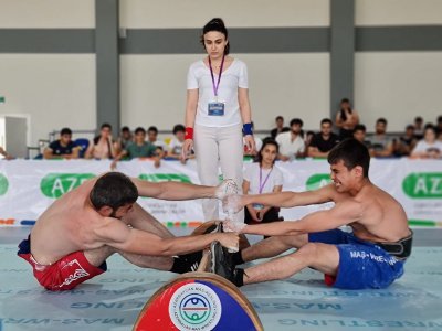 Two hundred mas-wrestlers fought for the titles of the best in Azerbaijan