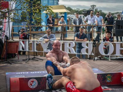 Azat Tashtanbekov is a winner of the Kolmar Mas-Wrestling Cup