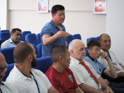 Mas-wrestling at the Children of Asia 2020 International Sports Games