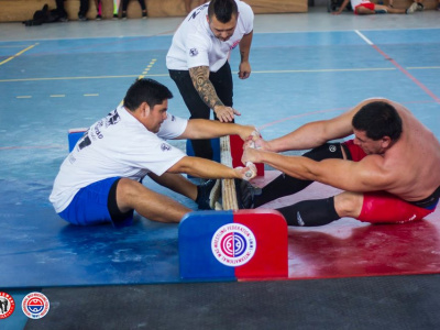 The 1st Mas Wrestling Championship of Chile was held in Santiago, San Berardo District 