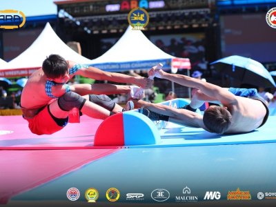 The winners of the first day of the World Championship in Mongolia