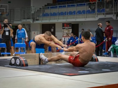 Победители и призеры первого дня соревнований в Пабьянице