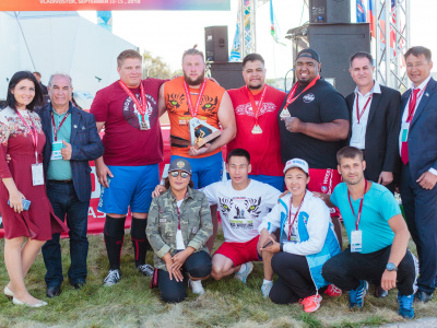 Ivan Galkin from Russia is a Master of Sport of International Class in Mas-Wrestling!