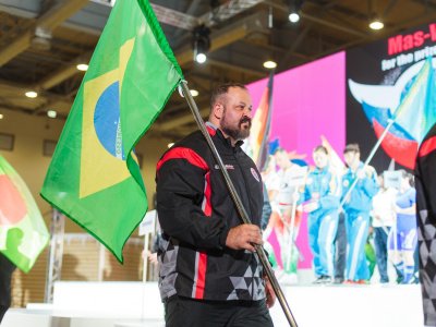 Sao Paulo today is the center of attraction of the strongest mas-wrestlers