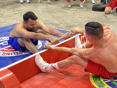 The Arnold South America continental tournament in Sao Paulo brought together mas-wrestlers from six countries of the world