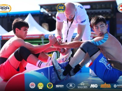 The winners of the first day of the World Championship in Mongolia