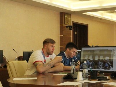 On the eve of the Mas-wrestling World Championship Mikhail Gulyaev held the A-RMWF Presidium meeting