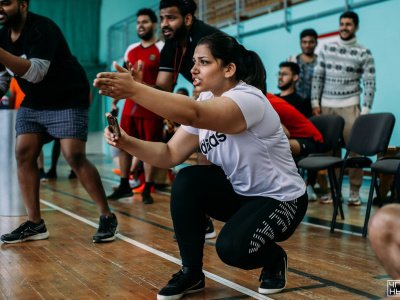 Mas-wrestling unites students from different countries