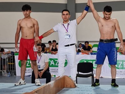 Two hundred mas-wrestlers fought for the titles of the best in Azerbaijan