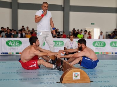 Two hundred mas-wrestlers fought for the titles of the best in Azerbaijan