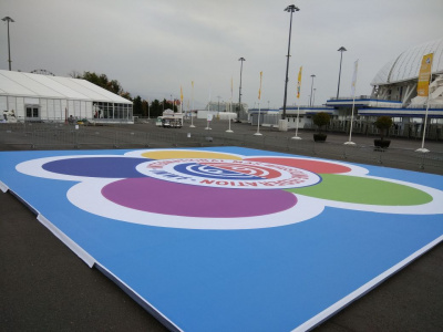 Mas-Wrestling at the XIX World Festival of Youth and Students in Sochi