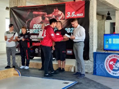 Fraternal mas-wrestling tournament in Brezno