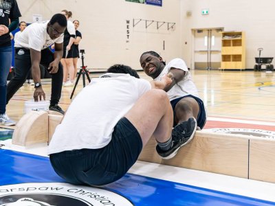 Jesse Roest, Canada: "Mas-wrestling - a simple sport to learn, but a lifetime to master"