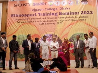 Mas-wrestling education continues in Bangladesh