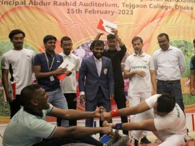 Mas-wrestling education continues in Bangladesh