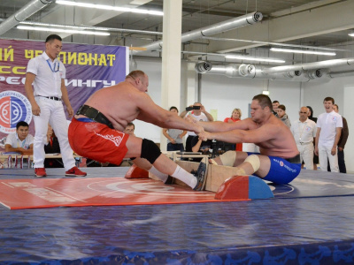 Russian national mas-wrestling team is ready to compete at the Arnold Classic. Photo