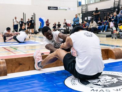 Jesse Roest, Canada: "Mas-wrestling - a simple sport to learn, but a lifetime to master"