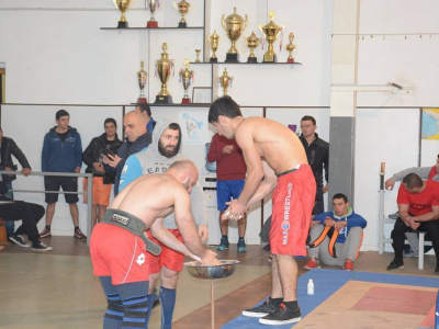 The 2nd Georgian Mas-wrestling Championship was held in Kutaisi