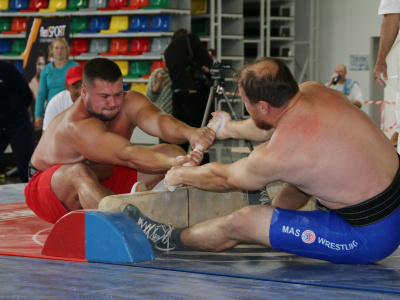 Russian national mas-wrestling team is ready to compete at the Arnold Classic. Photo