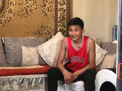 Mas-wrestling at the Children of Asia 2020 International Sports Games