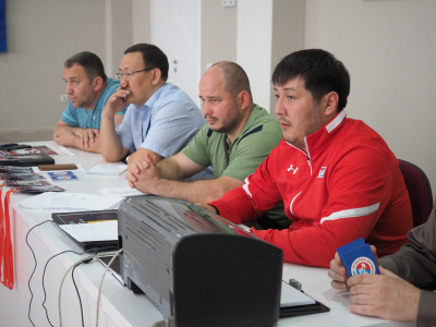 Mas-wrestling at the Children of Asia 2020 International Sports Games