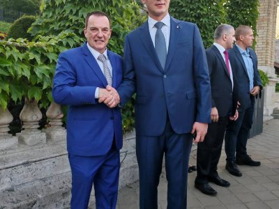 Министр спорта России Михаил Дегтярев встретился с президентом КННВС Борисом Гришиным