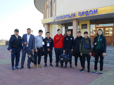 The national mas-wrestling championship starts in Mongolia