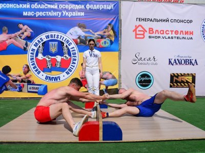 Mas-Wrestling was presented in Novaya Kakhovka (Ukraine)