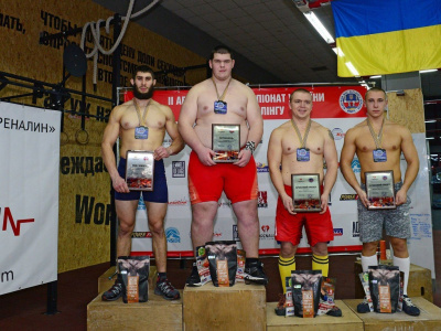 Mas-wrestling Federation of Ukraine has expanded their range. Photo