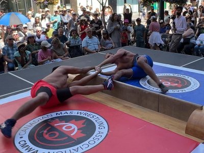 The results of the North American Open Mas-Wrestling Championship were summed up in Calgary
