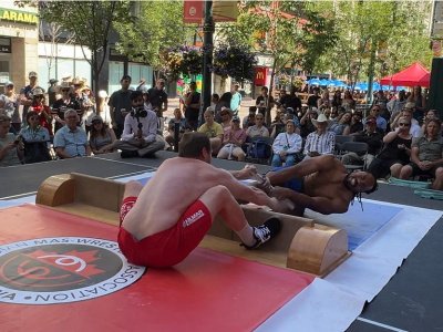 The results of the North American Open Mas-Wrestling Championship were summed up in Calgary